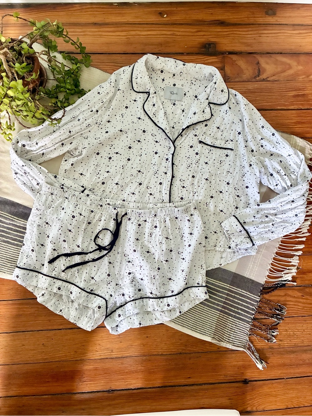 Rails Kellen Cosmos Flannel Pajama Set